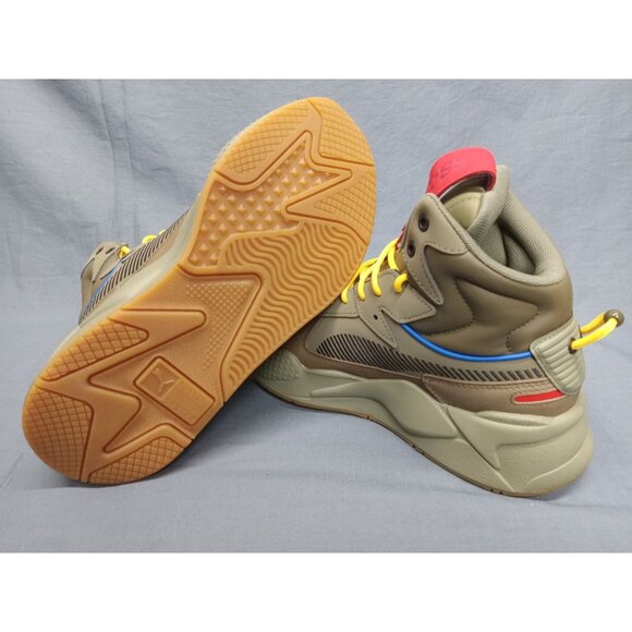 Puma Boys RS-X Mid M.I. JR Green Black Size 7 NEW NO BOX! - Picture 2 of 11